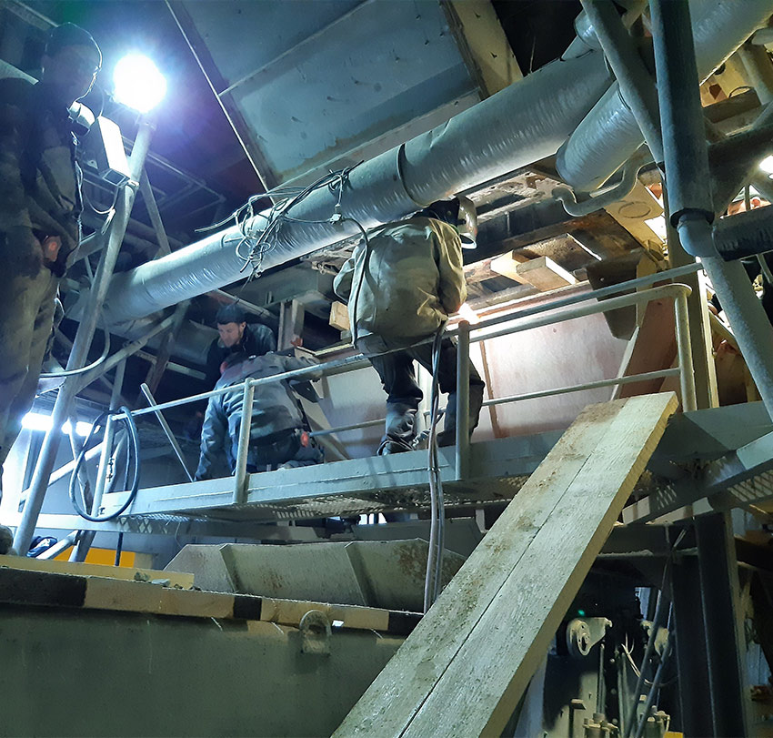 MPH Wartung & Instandhaltung Wartung eines Betinmischwerks