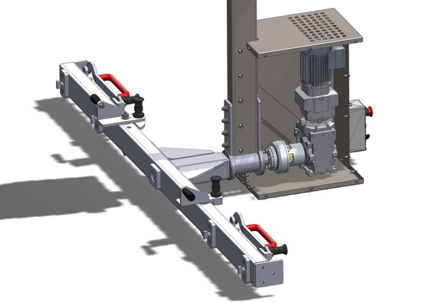 MPH Planung & Konstruktion 3D-Konstruktion Lastaufnahmemittel Wendefunktion